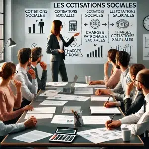 Cotisations sociales : charges patronales et cotisations salariales