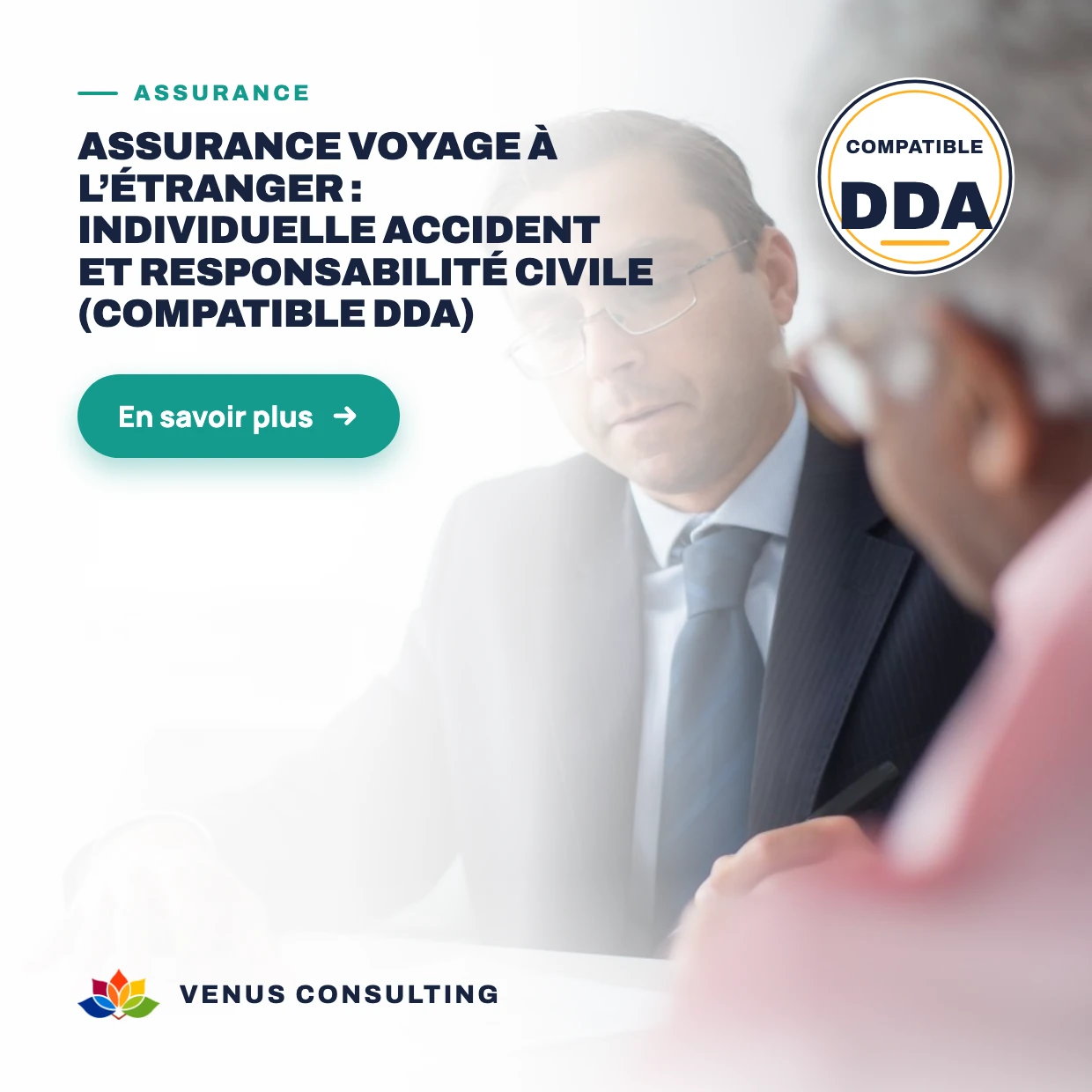 Assurance voyage à l'étranger : individuelle accident et responsabilité civile (Compatible DDA)