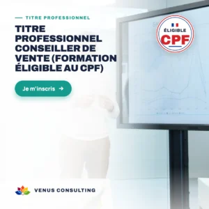 Titre professionnel Conseiller de vente (Formation éligible au CPF)