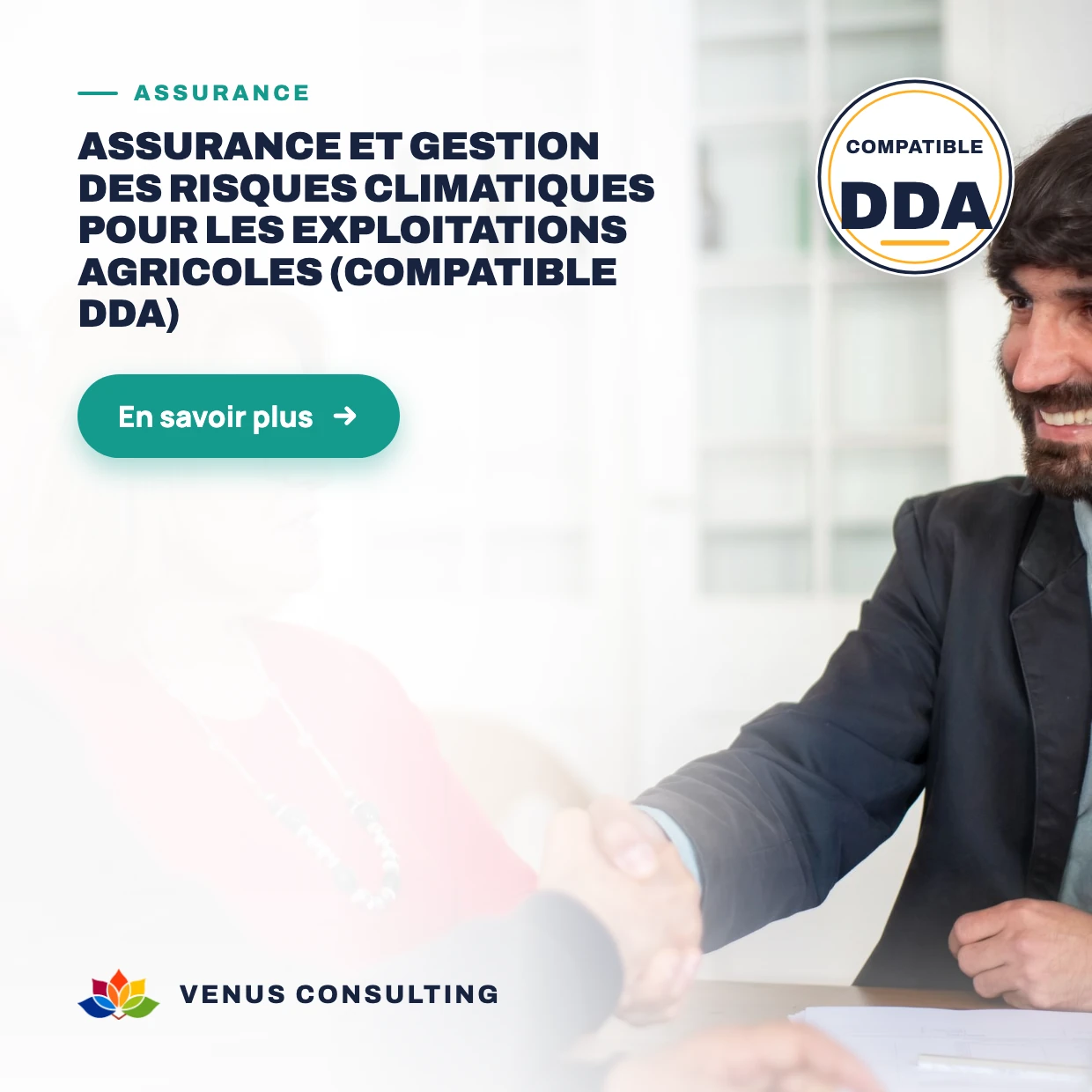 Assurance et gestion des risques climatiques pour les exploitations agricoles (Compatible DDA)