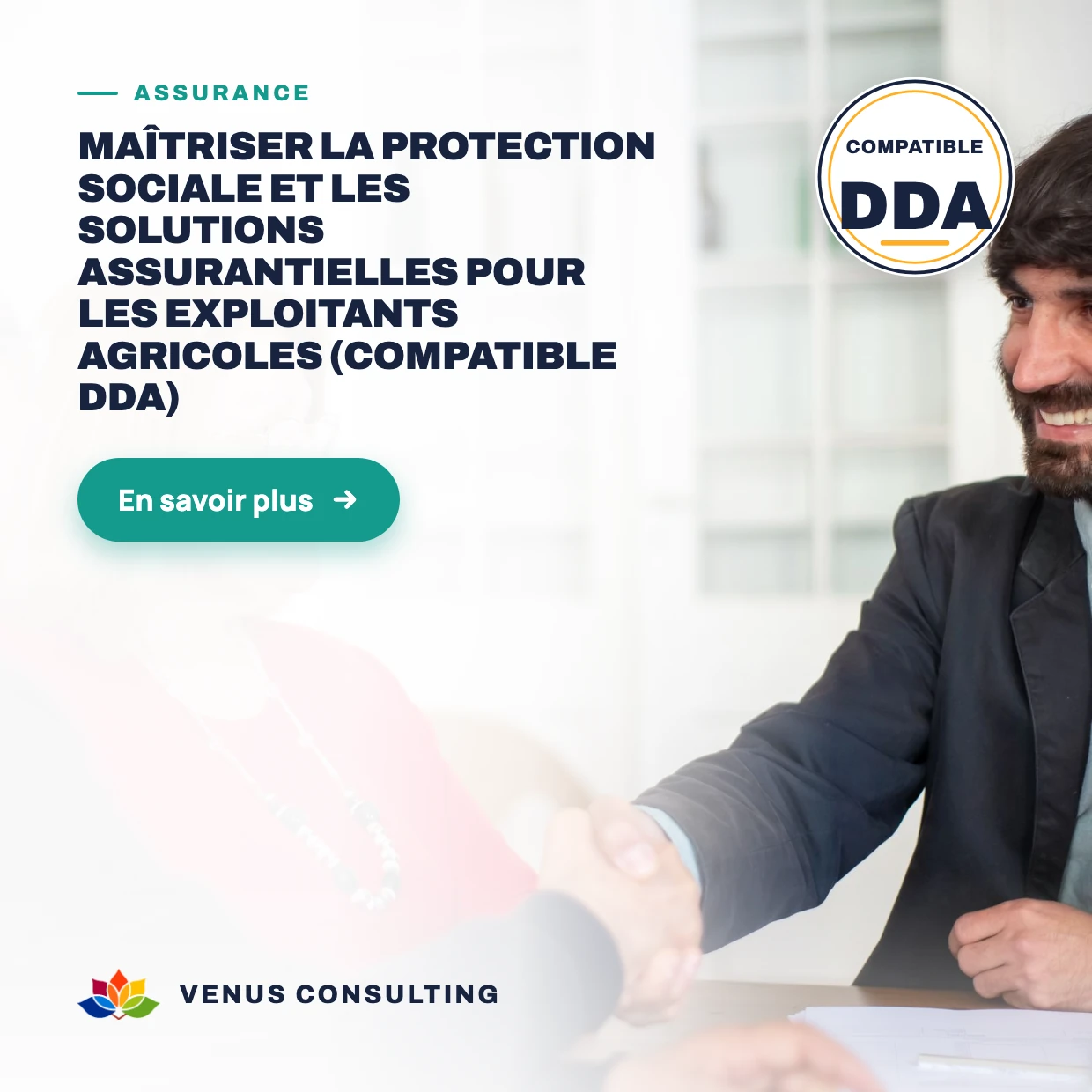 Maîtriser la protection sociale et les solutions assurantielles pour les exploitants agricoles (Compatible DDA)