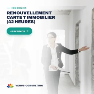 Renouvellement carte T Immobilier (42 heures)