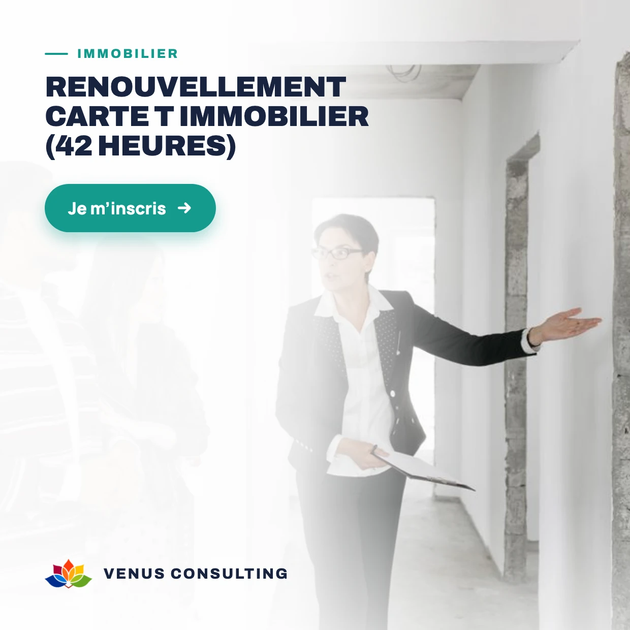 Renouvellement carte T Immobilier (42 heures)