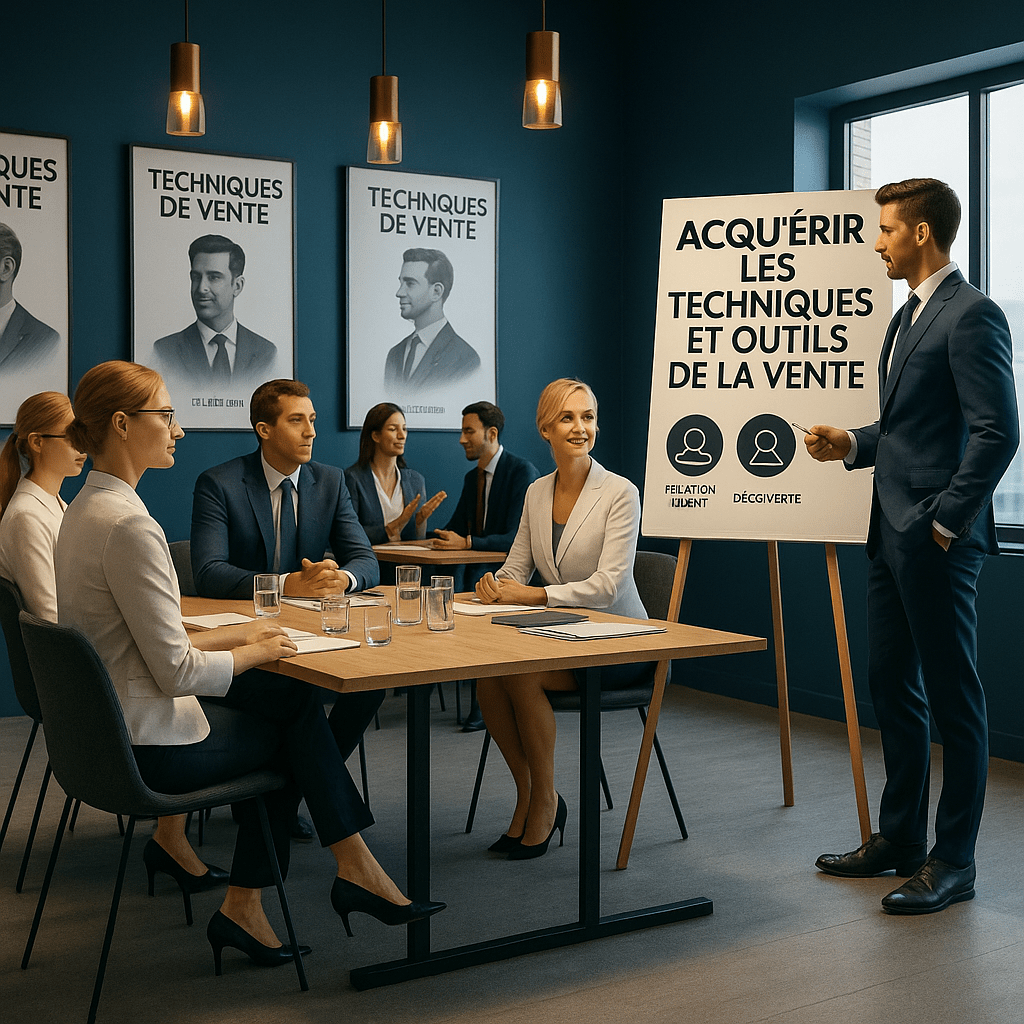 TECHNIQUES DE VENTE - ACQUÉRIR LES TECHNIQUES ET OUTILS DE LA VENTE