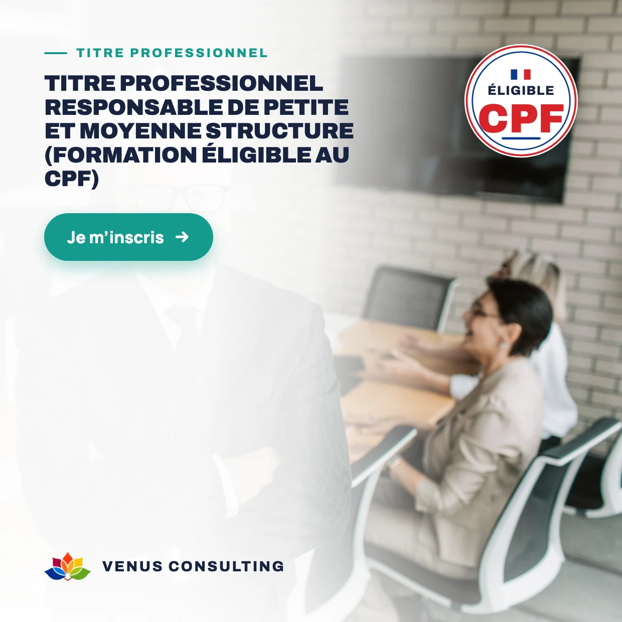 Titre professionnel Responsable de Petite et Moyenne Structure (Formation éligible au CPF)