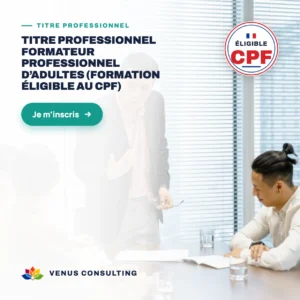 Titre professionnel Formateur Professionnel d'Adultes (Formation éligible au CPF)