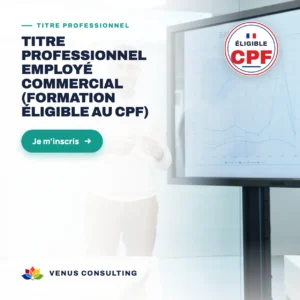 Titre professionnel Employé Commercial (Formation éligible au CPF)