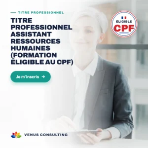Titre professionnel Assistant ressources humaines (Formation éligible au CPF)