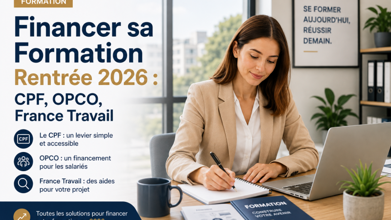 Financer sa Formation Rentrée 2026 - CPF, OPCO, France Travail